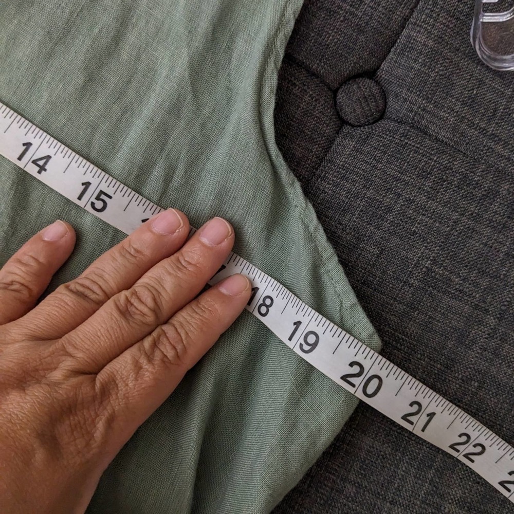 CP Shades Olive Green Linen Maxi Dress - Picture 6 of 10
